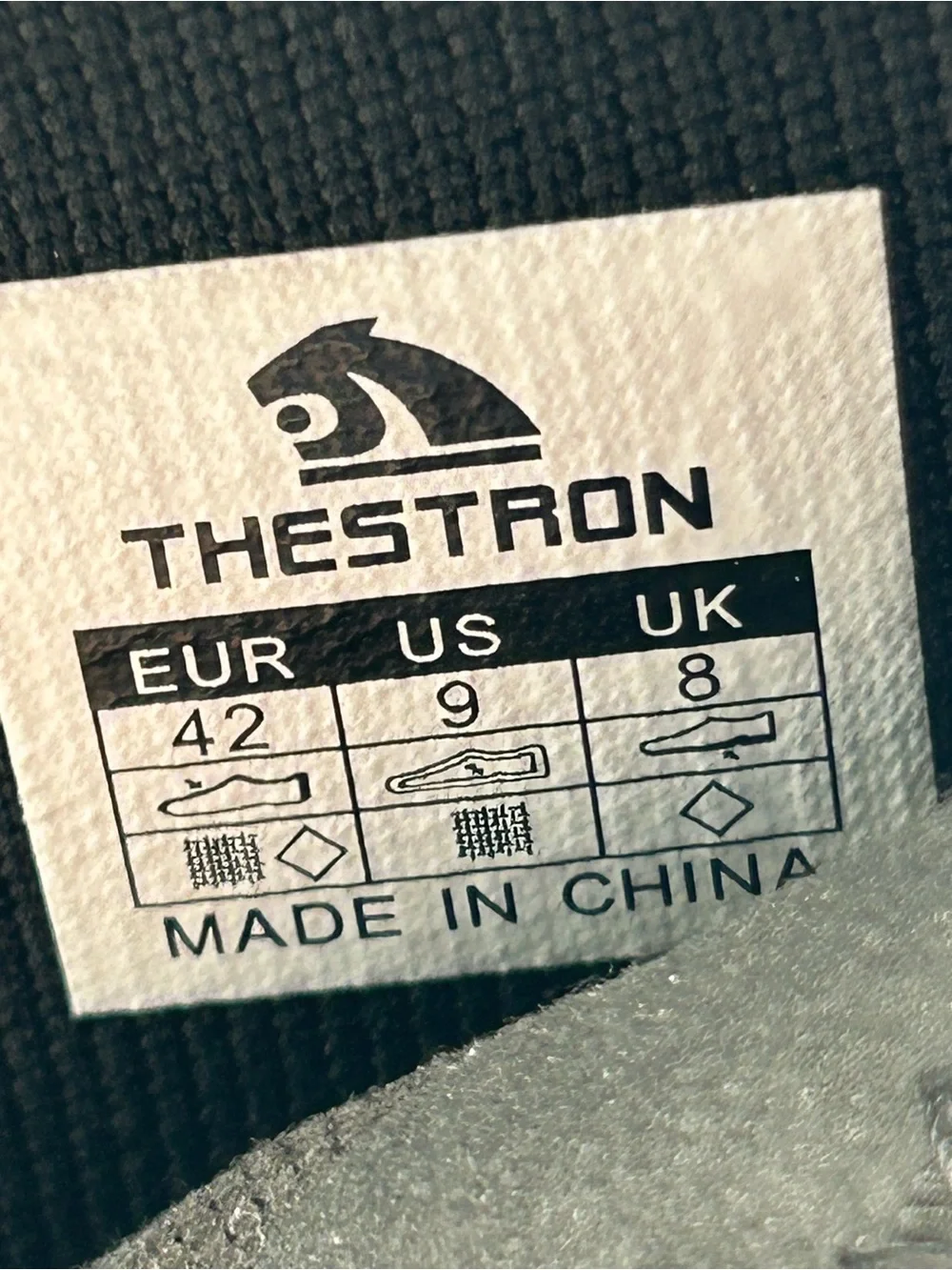 Thestron Men's Professional Black High-Top Boxing /Wrestling Shoes size 9 NWOT